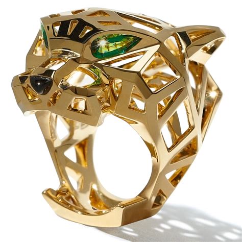 cattier ring|cartier panther ring on finger.